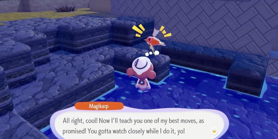 Pokémon Pokopia – Magikarp teaches you Jump