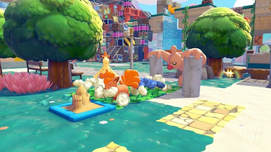 Environment level overview in Pokemon Pokopia